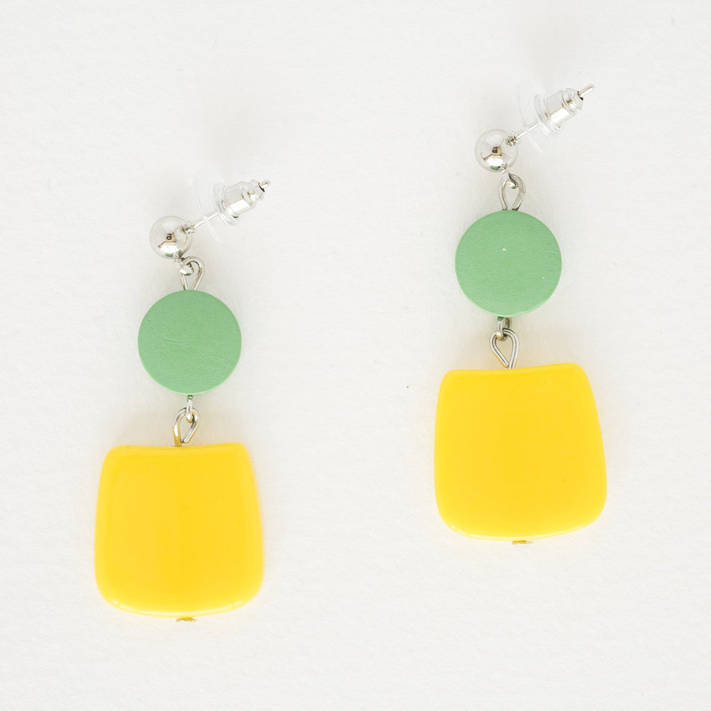 Cube Drop Earrings