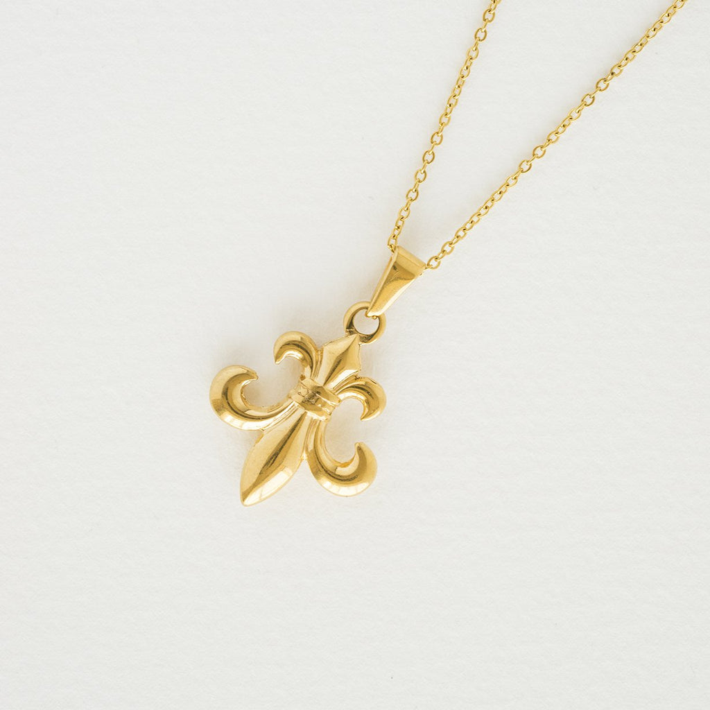 Florentine Lily Pendant Necklace