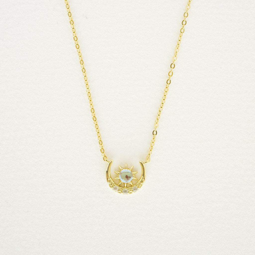 Moon And Star Pedant Necklace