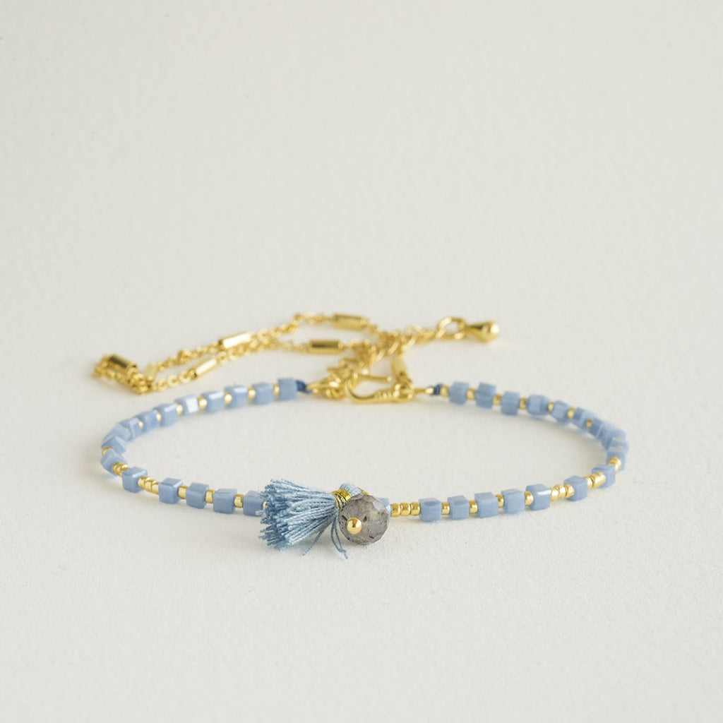 Natural Kyanite Energy Sky Blue Bracelet 